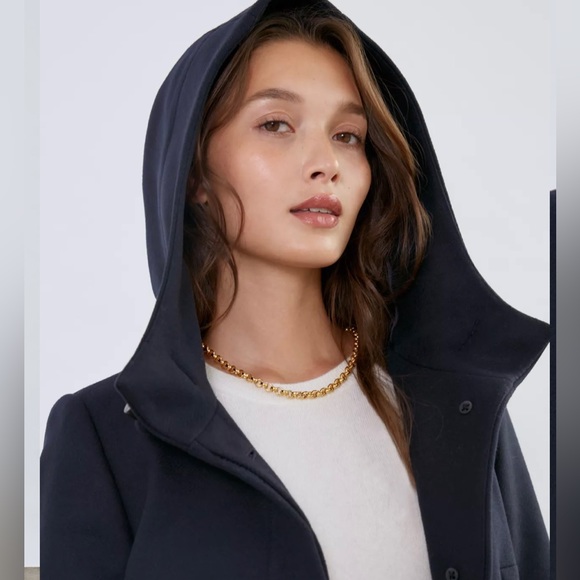 Babaton Black Coat - Size XS - Picture 4 of 6